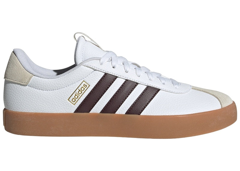 adidas Vl Court 3.0 Cloud White Shadow Brown Aluminium