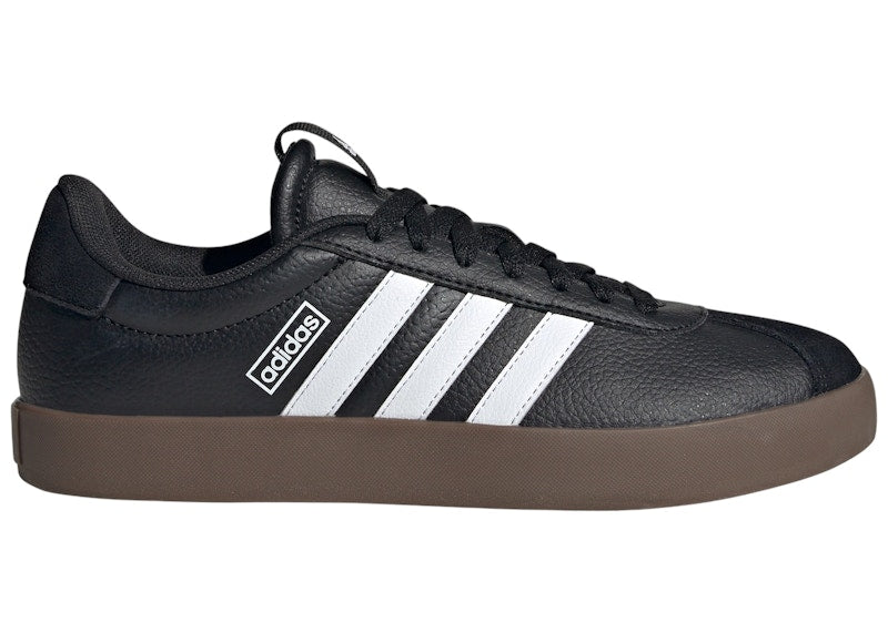 adidas Vl Court 3.0 Low Core Black Cloud White Gum (Women's)