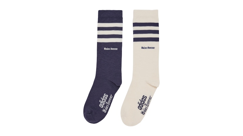 adidas Wales Bonner 3-Stripes Socks Night Navy Chalk White