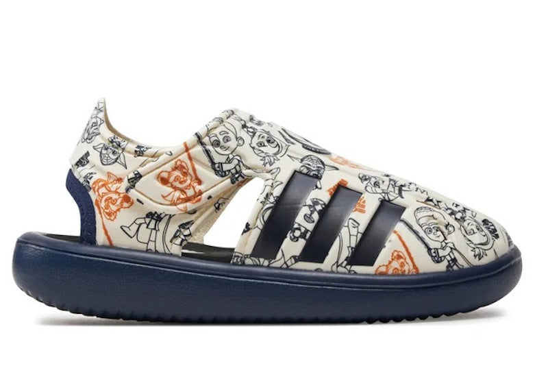 adidas Water Sandals Disney Off White Dark Blue Core Black (PS)