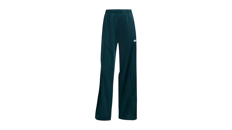adidas Women's Adicolor Classic Firebird Loose Track Tracksuit Bottoms Aurora Ivy/White