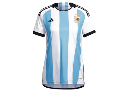 adidas Womens Argentina 2022 Home Jersey White/Light Blue