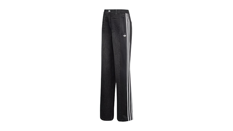 adidas Women's Athletic Dept Denim Firebird Joggers Black
