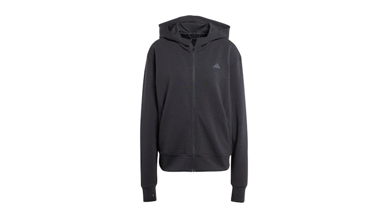 adidas Women's Designed 4 Full-Zip Hooded Sweatshirt Black