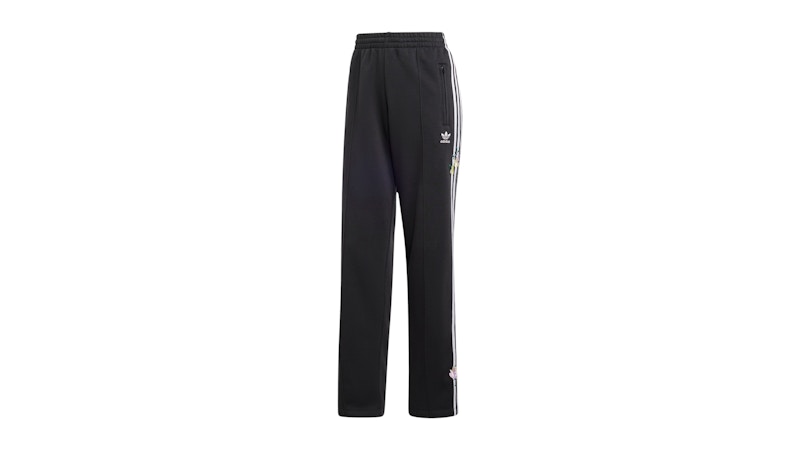 adidas Women's Embroidered Flower Pant Black