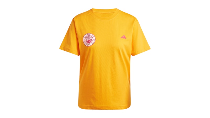 adidas Women's Farm Graphic T-Shirt Bright Orange