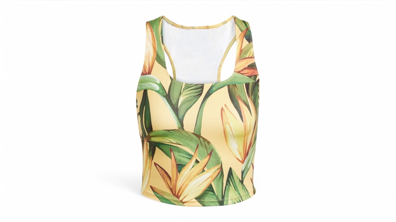 adidas Women's Farm Rio Tank Top Semi Spark/Bold Gold/Semi Flash Green