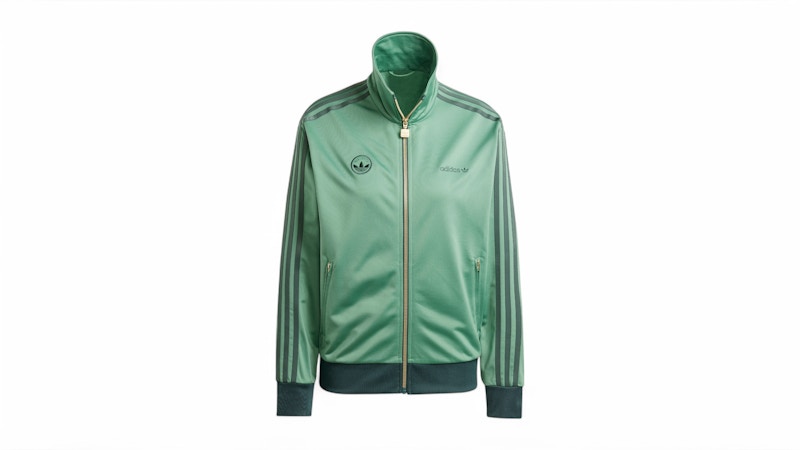 adidas Women's Firebird Badge Track Top Preloved Green