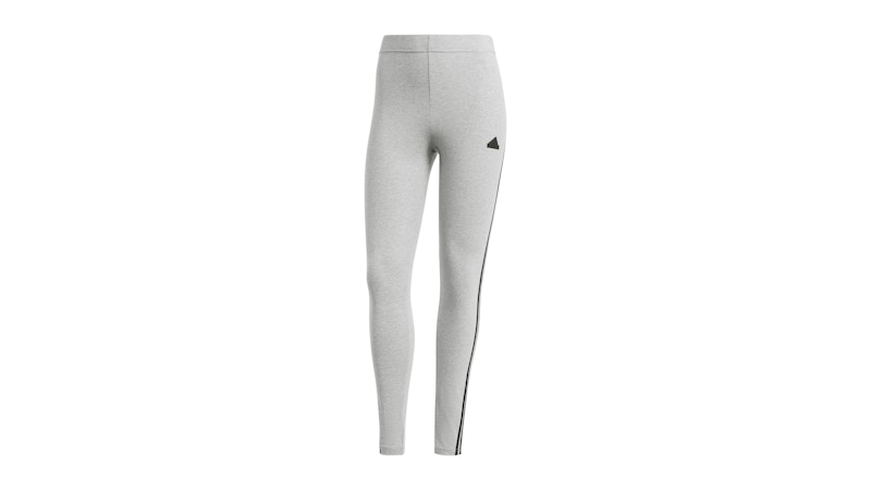 adidas Women's Future Icons 3-Stripes Leggings Medium Grey Heather/Black