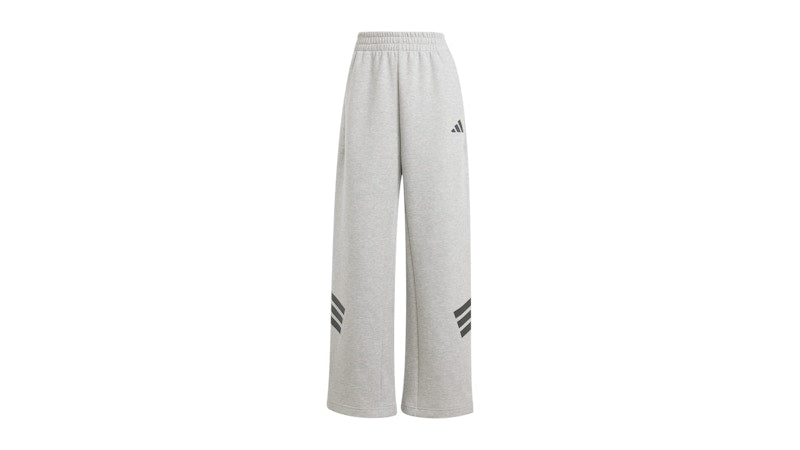 adidas Women's Future Icons 3-Stripes Open-Hem Tracksuit Bottoms Medium Grey Heather