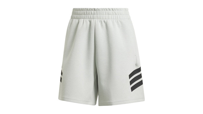 adidas Women's Future Icons 3-Stripes Shorts Wonder Silver