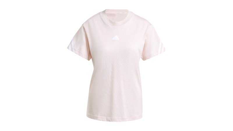 adidas Women's Future Icons 3-Stripes T-Shirt Sandy Pink