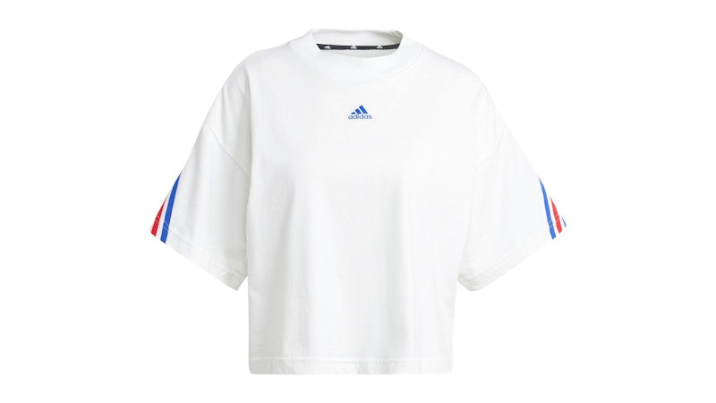 adidas Women's Future Icons 3-Stripes T-Shirt White