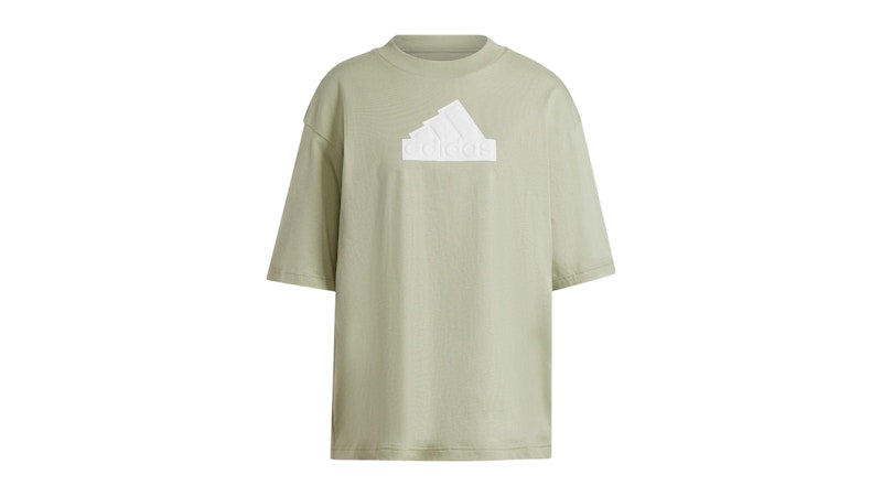adidas Women's Future Icons Badge Of Boyfriend T-Shirt Tent Green