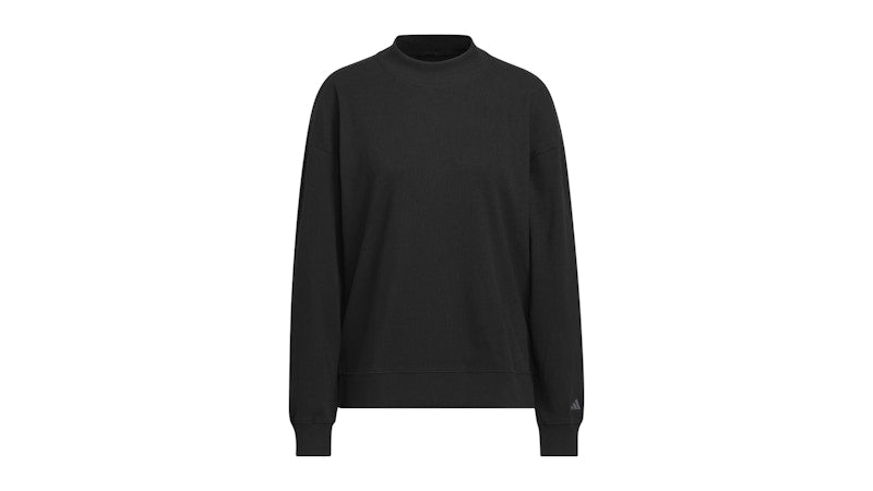 adidas Women's Go-To Mock Sweatshirt Black