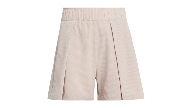 adidas Women's Go-To Pleated Shorts Wonder Taupe