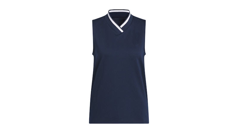 adidas Women's Go-To Sleeveless Polo Shirt Collegiate Navy