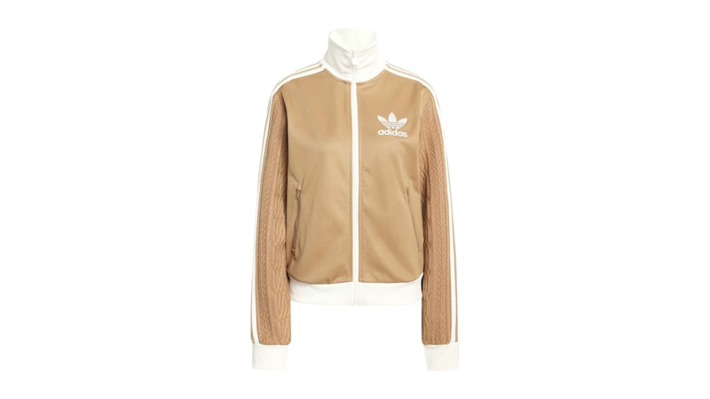 adidas Women's Knit Classic Track Top Cardboard