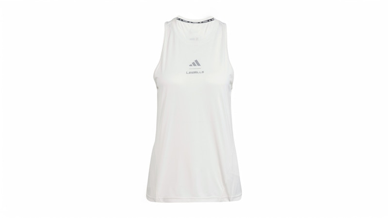 adidas Women's Les Mills Graphic Tank Top Chalk White
