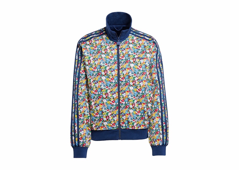 adidas Women's Liberty London Floral Track Top Multicolor/Night Indigo