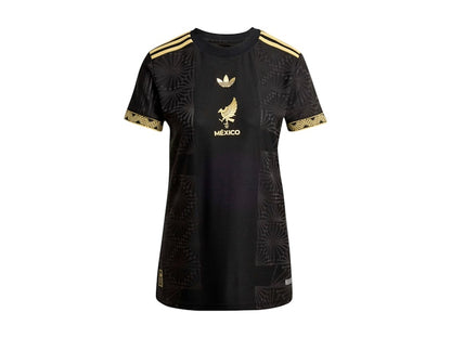 adidas Women's Mexico 25 Gold Jersey Black