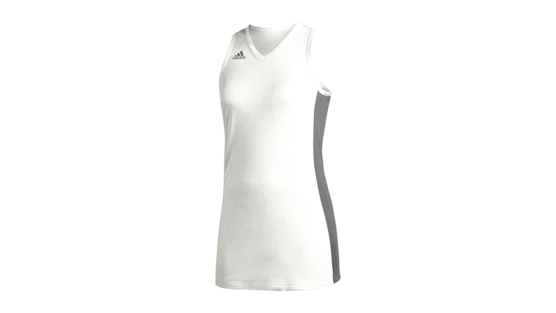 adidas Women's NXT Prime V Neck Sleeveless Jersey White