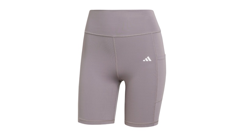 adidas Women's Optime 7-Inch Leggings Taupe Oxide