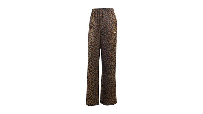 adidas Women's Originals Wide Leg Satin Joggers Bronze Strata