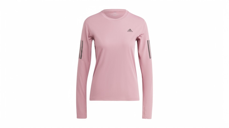 adidas Women's Own The Run Long Sleeve Long-Sleeve Top Wonder Orchid