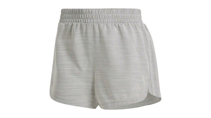 adidas Women's Pacer 3-Stripes WovenRise Shorts Mgh Solid Grey/Mgh Solid Grey