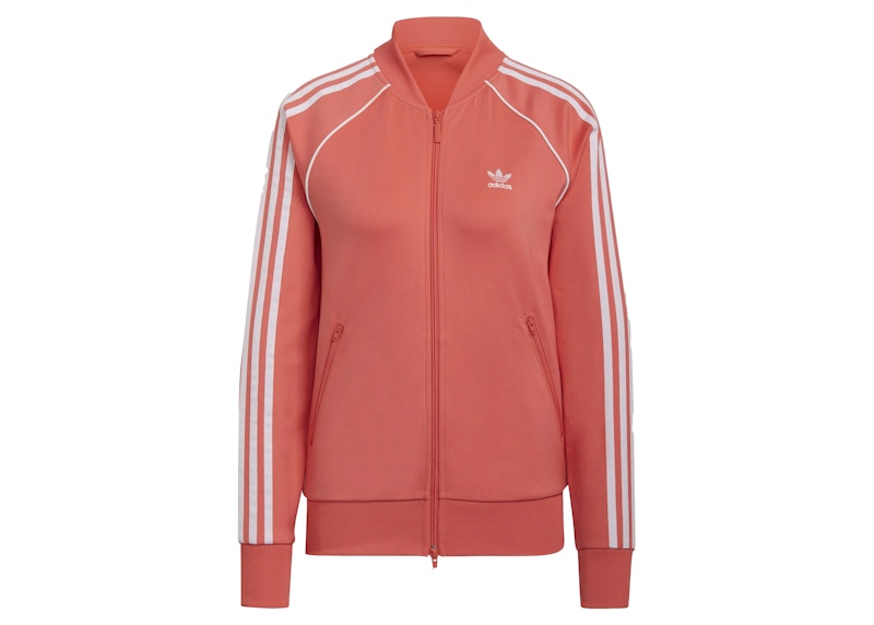 adidas Women's Primeblue SST Track Jacket Semi Turbo