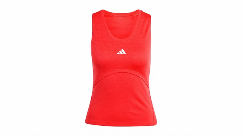 adidas Women's Pro Climacool Y-Tank Top Semi Lucid Red
