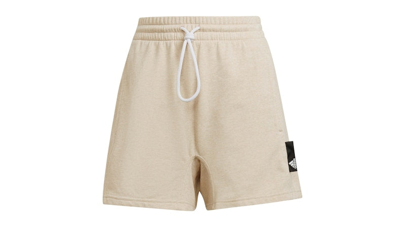 adidas Women's Sportswear Studio Lounge Shorts Botanic Beige Mel