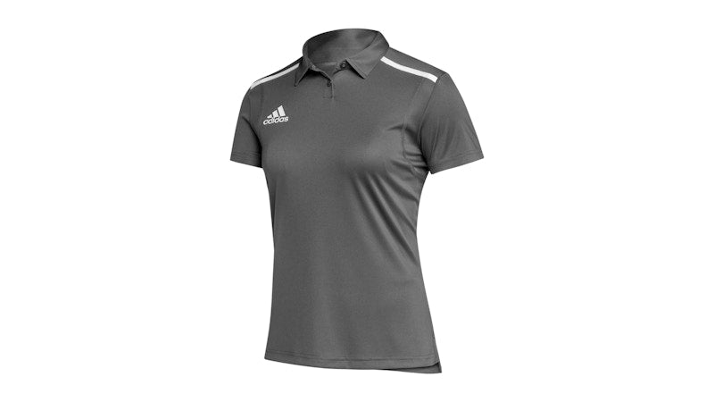 adidas Women's Team Issue Polo Shirt Team Grey Four/White
