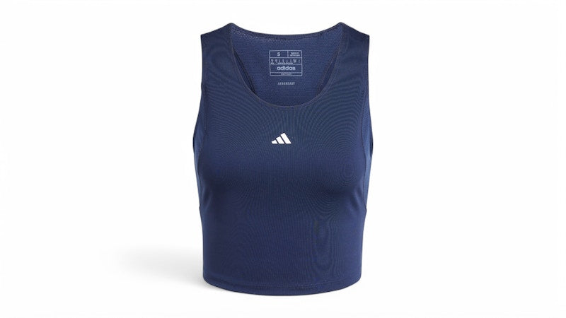adidas Women's Techfit Crop Tank Top Legend Ink