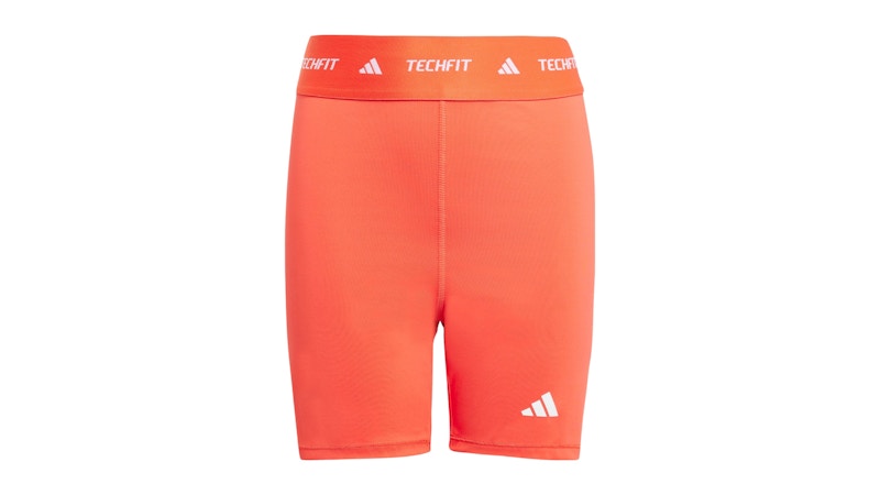 adidas Women's Techfit Short Leggings Bright Red