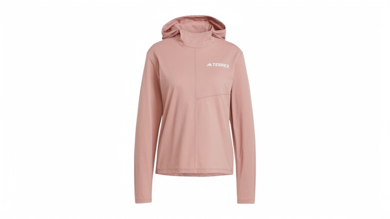 adidas Women's Terrex Multi Climacool Hooded Long Sleeve Top Warm Clay
