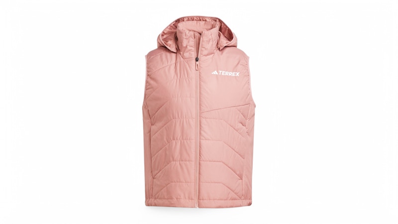 adidas Women's Terrex Multi Climawarm Insulated Hooded Vest Warm Clay