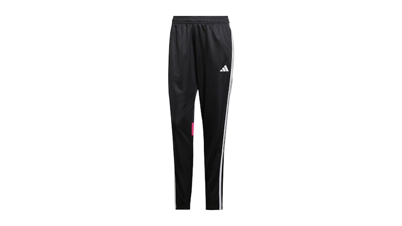 adidas Women's Tiro 25 Essentials Tracksuit Bottoms Black/Clear Grey/Real Magenta