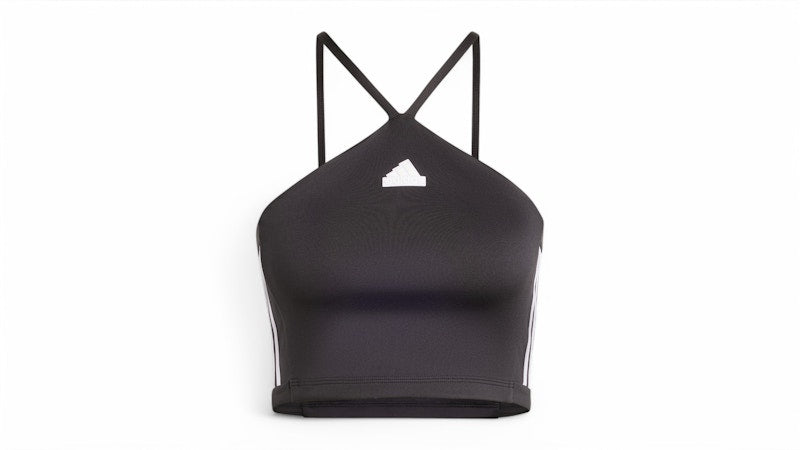 adidas Women's Tiro Cut 3-Stripes Triangle Tank Top Black