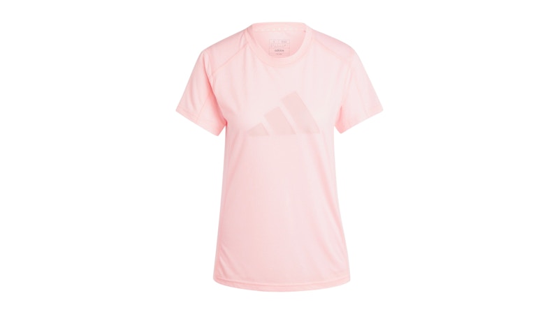 adidas Women's Train Essentials Big Performance Logo T-Shirt Semi Pink Spark/Pink Spark