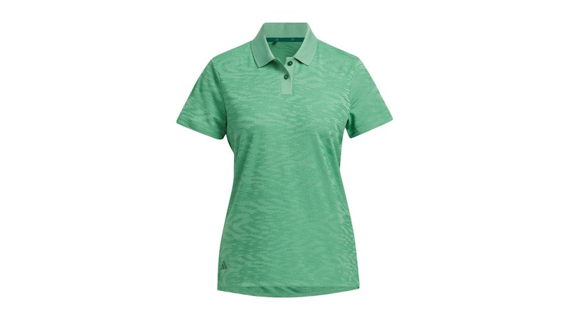 adidas Women's Ultimate365 Jacquard Polo Preloved Green