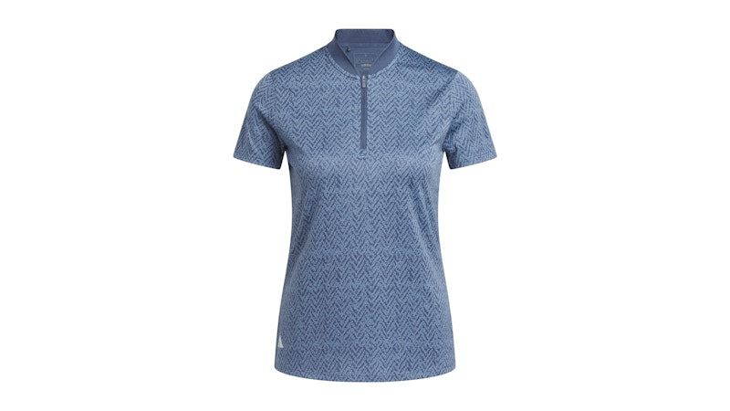 adidas Women's Ultimate365 Jacquard Polo Shirt Preloved Ink