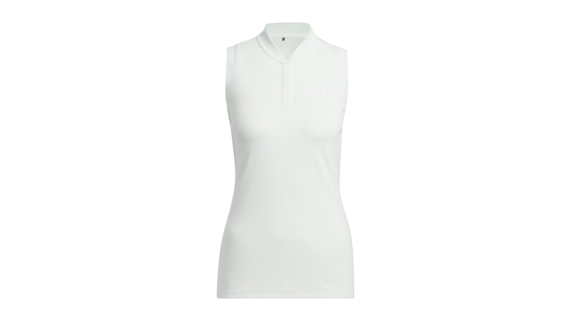 adidas Women's Ultimate365 Tour Heat.Rdy Sleeveless Polo Shirt Crystal Jade