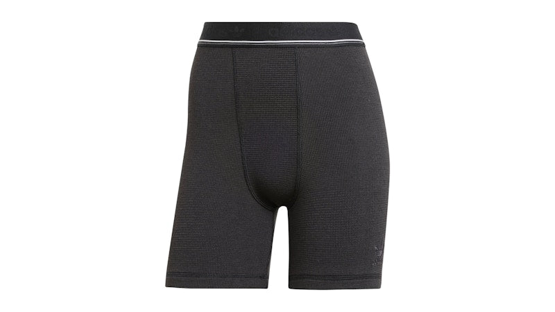 adidas Women's Waffle Boxer Shorts Black