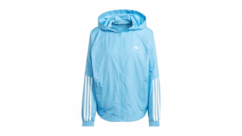 adidas Women's Wind.Rdy Hyperglam Windbreaker Semi Blue Burst/White