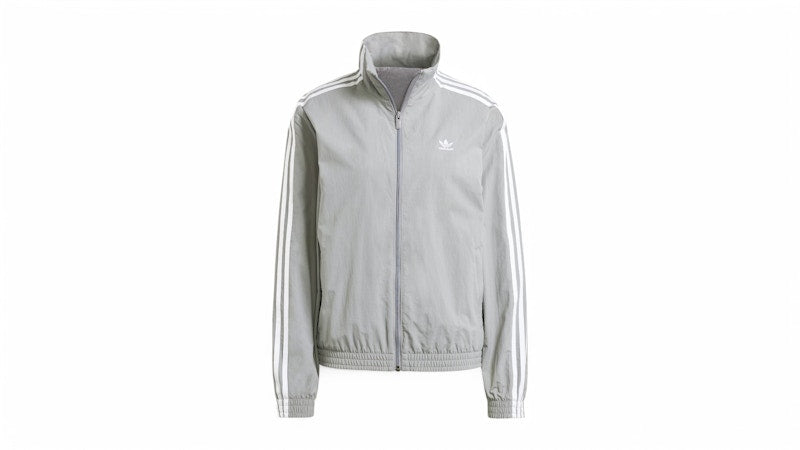 adidas Women's Woven Track Top Grey Three