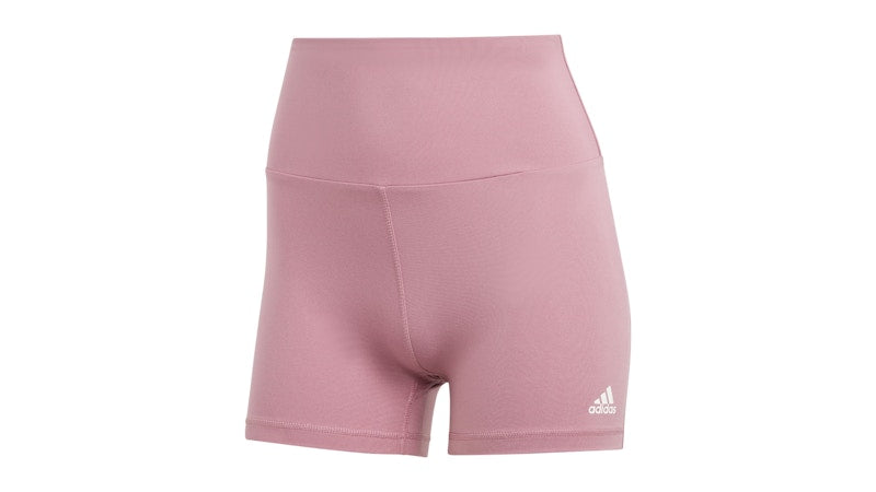 adidas Women's Yoga Essentials High-Waisted Short Leggings Wonder Orchid
