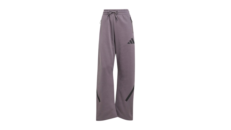 adidas Women's Z.N.E. Barrel Tracksuit Bottoms Grey Strata