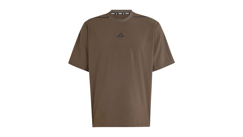 adidas Workout Crewneck T-Shirt Shadow Olive Black